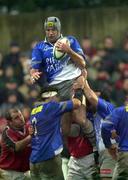 20 January 2001; Ismaella Lassissi of Castres during the Heineken Cup Pool 4 Round 6 match between Munster and Castres at Musgrave Park in Cork. Photo by Brendan Moran/Sportsfile