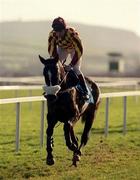 14 January 2001; Ross Moff, with Conor O'Dwyer up, canters to start at Leopardstown Racecourse in Dublin. Photo by Brendan Moran/Sportsfile