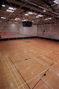 23 January 2001; A general view of the main sports hall at the University of Limerick in Limerick. Photo by Brendan Moran/Sportsfile