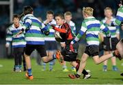 27 November 2015; Action from the Bank of Ireland's Half-Time Mini Games at the Leinster v Ulster - Guinness PRO12, Round 8 clash at the RDS Arena, Ballsbridge, Dublin. Picture credit: Cody Glenn / SPORTSFILE