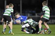 27 November 2015; Action from the Bank of Ireland's Half-Time Mini Games featuring Naas RFC and St Mary's at the Leinster v Ulster - Guinness PRO12, Round 8 clash at the RDS Arena, Ballsbridge, Dublin. Picture credit: Stephen McCarthy / SPORTSFILE