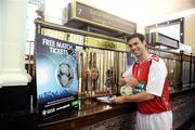 2 September 2009; Damien Lynch, St. Patrick's Athletic, at the launch of the New FAI Promotional Initiative with An Post, whereby customers who pay two bills at selected Post Office's can enjoy a free League of Ireland Family Pass for the month of October. General Post Office, O'Connell Street, Dublin. Picture credit: Stephen McCarthy / SPORTSFILE