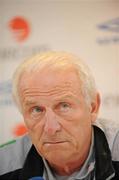 6 September 2009; Republic of Ireland manager Giovanni Trapattoni during the manager squad update, ahead of their International friendly against South Africa on Tuesday. St. Michael’s FC, Tipperary. Picture credit: Diarmuid Greene / SPORTSFILE