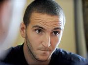 7 September 2009; Northern Ireland's Martin Paterson speaking during a press conference ahead of their World Cup Group 3 Qualifier against Slovakia on Wednesday. Greenmount College, Templepatrick, Co. Antrim. Picture credit: Oliver McVeigh / SPORTSFILE