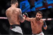 11 December 2015; Chad Mendes, right, in action against Frankie Edgar during their featherweight bout. The Ultimate Fighter Finale: Team McGregor vs. Team Faber, The Chelsea at The Cosmopolitan, Las Vegas, USA. Picture credit: Ramsey Cardy / SPORTSFILE