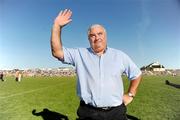 13 September 2009; The recently appointed Galway football manager Joe Kernan waves to the crowd before the game. Galway Senior Football Championship Semi-Final, Salthill/Knocknacarra v Corofin, Tuam, Co Galway. Photo by Sportsfile