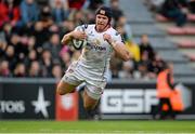 20 December 2015; Luke Marshall, Ulster, scores his side's third try of the match. European Rugby Champions Cup, Pool 1, Round 4, Toulouse v Ulster. Stade Ernest Wallon, Toulouse, France. Picture credit: Oliver McVeigh / SPORTSFILE