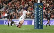 20 December 2015; Luke Marshall, Ulster, scores his side's third try of the match. European Rugby Champions Cup, Pool 1, Round 4, Toulouse v Ulster. Stade Ernest Wallon, Toulouse, France. Picture credit: John Dickson / SPORTSFILE