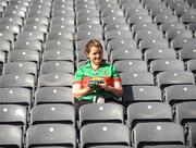 20 September 2009; Mairead McLoughlin, from Castlebar, takes her seat early for the game. ESB GAA Football All-Ireland Minor Championship Final, Armagh v Mayo, Croke Park, Dublin. Picture credit: Ray McManus / SPORTSFILE