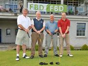 12 June 2009; The St. Mollerans, Waterford, GAA club team, from left, Noel Kelly, Jimmy Flynn, Pat Landers and John Finucane, during the Munster final of the FBD All-Ireland GAA Golf Challenge which took place in Dundrum, County Tipperary. Teams were playing for provincial glory and a place in the All-Ireland final at Faithlegg in September. Dundrum Golf Club, Dundrum, Co. Tipperary. Picture credit: Brian Lawless / SPORTSFILE