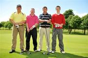 12 June 2009; The Cashel King Cormacs, Tipperary, GAA club team, from left, Seamus Foley, Aiden Hynes, Tommy Grogan and Jonathan Grogan, during the Munster final of the FBD All-Ireland GAA Golf Challenge which took place in Dundrum, County Tipperary. Teams were playing for provincial glory and a place in the All-Ireland final at Faithlegg in September. Dundrum Golf Club, Dundrum, Co. Tipperary. Picture credit: Brian Lawless / SPORTSFILE