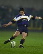 5 January 2001; Brian O'Meara of Leinster during the Interprovincial friendly match between Munster and Leinster at Musgrave Park in Cork. Photo by Brendan Moran/Sportsfile