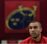 27 December 2015; Simon Zebo, Munster. Guinness PRO12, Round 10, Munster v Leinster. Thomond Park, Limerick. Picture credit: Stephen McCarthy / SPORTSFILE