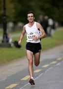 26 September 2009; John Eves, DSD A.C, on his way to finish in second place in the Lifestyle Sports - adidas Dublin Half Marathon. Phoenix Park, Dublin. Picture credit: Tomas Greally / SPORTSFILE