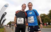 26 September 2009; Paul Murphy, left, from Termonfeckin, and Kevn Magee from Drogheda, Co. Louth who took part in the Lifestyle Sports - adidas Dublin Half Marathon. Phoenix Park, Dublin. Photo by Sportsfile