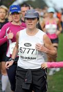26 September 2009; Jane Ryan, from Dublin, in action during the Lifestyle Sports - adidas Dublin Half Marathon. Phoenix Park, Dublin. Photo by Sportsfile