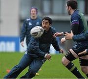 6 January 2016; Connacht's Bundee Aki during squad training. Sportsground, Galway. Picture credit: David Maher / SPORTSFILE