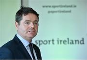 7 January 2016; The Minister for Transport, Tourism and Sport, Paschal Donohoe TD, at the opening of Institute of Sport High Performance Training Centre. Institute of Sport, National Sports Campus, Abbotstown, Dublin. Picture credit: Matt Browne / SPORTSFILE