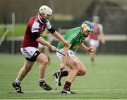 9 January 2016; Brendan Murtagh, Westmeath, in action against, John Hanbury, NUIG. Bord na Mona Walsh Cup, Group 4, Westmeath v NUIG, St Loman's, Mullingar, Co. Westmeath. Picture credit: Seb Daly / SPORTSFILE