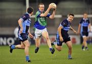 1 October 2009; Denis Carrigan, St Mary's, in action against Brendan McManamon, right, and Ciaran Voyles, St Jude's. Dublin County Senior Football Semi-Final, St Mary's v St Jude's, Parnell Park, Dublin. Picture credit: Brian Lawless / SPORTSFILE