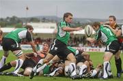 3 October 2009; Connor O'Loughlin clears the danger for Connacht. Celtic League, Dragons v Connacht, Rodney Parade, Newport, Wales. Picture credit: Steve Pope / SPORTSFILE *** Local Caption *** .