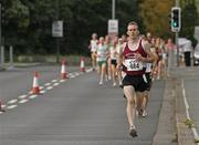 4 October 2009; Eventual winner, Mark Christie, Mullingar Harriers A.C., leads the field out at the start of the Rathfarnham 5K Road Race. Rathfarnham, Dublin. Picture credit: Tomas Greally / SPORTSFILE