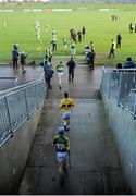 10 January 2016; The Kerry team make their way out to the pitch before the game. Munster Senior Hurling League, Round 2, Kerry v Cork, Mallow GAA Grounds, Mallow, Co. Cork. Picture credit: Eoin Noonan / SPORTSFILE