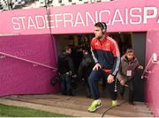 9 January 2016; Munster's Conor Murray ahead of the game. European Rugby Champions Cup, Pool 4, Round 2 Refixture, Stade Francais Paris v Munster, Stade Jean Bouin, Paris, France. Picture credit: Ramsey Cardy / SPORTSFILE