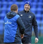 11 January 2016; Leinster's Darragh Fanning and Sean Cronin during squad training. Leinster Rugby Squad Training. Donnybrook, Dublin. Picture credit: Matt Browne / SPORTSFILE
