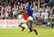 11 October 2009; Leighton Glynn, Rathnew, in action against Shane Murley, St. Patrick's. Wicklow County Senior Football Final, Rathnew v St. Patrick's, County Grounds, Aughrim, Co. Wicklow. Picture credit: Ray Lohan / SPORTSFILE