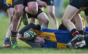 12 January 2016; Lorcan Mooney, CBS Naas. Bank of Ireland Schools Fr. Godfrey Cup, Round 1, Skerries Community College v CBS Naas, Garda RFC, Westmanstown, Co. Dublin. Picture credit: Ramsey Cardy / SPORTSFILE