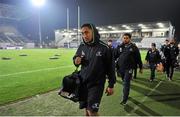 16 January 2016; Connacht's Bundee Aki and Rodney Ah You arrive at the stadium ahead of the game. European Rugby Challenge Cup, Pool 1, Round 5, Brive v Connacht. Stade Amédée-Domenech, Brive-la-Gaillarde, France. Picture credit: Ray Ryan / SPORTSFILE