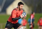 19 January 2016; Munster's Billy Holland during squad training. University of Limerick, Limerick. Picture credit: Diarmuid Greene / SPORTSFILE