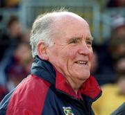 18 February 2001; Dr Mick Loftus, GAA official, during the AIB All-Ireland Senior Club Football Championship Semi-Final match between Crossmolina Deel Rovers and Bellaghy Wolfe Tones at Brewster Park in Enniskillen, Fermanagh. Photo by Ray McManus/Sportsfile