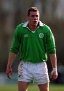 16 February 2001; Gavin Duffy of Ireland during the U21 Rugby International match between Ireland and France at Templeville Road in Dublin. Photo by Brendan Moran/Sportsfile