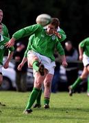 16 February 2001; Gavin Duffy of Ireland during the U21 Rugby International match between Ireland and France at Templeville Road in Dublin. Photo by Matt Browne/Sportsfile