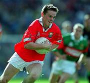 24 September 2000; Conor Brosnan of Cork during the All Ireland Minor Football Championship Final match between Cork and Mayo at Croke Park in Dublin. Photo by Ray McManus/Sportsfile