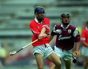 10 September 2000; Tomas O'Leary of Cork during the All-Ireland Minor Hurling Championship Final between Cork and Galway at Croke Park in Dublin. Photo by Ray McManus/Sportsfile