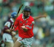 10 September 2000; Tomas O'Leary of Cork during the All-Ireland Minor Hurling Championship Final between Cork and Galway at Croke Park in Dublin. Photo by Ray McManus/Sportsfile