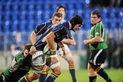 4 November 2009; Trevor Hogan, Leinster A is tackled by Adan Kennedy, Connacht A - Interprovincial Derby, Leinster A v Connacht A, Donnybrook, Dublin. Picture credit: Matt Browne / SPORTSFILE