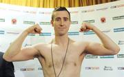 5 November 2009; Paul McCloskey during the Weigh In ahead of his European Light Welterweight Title Fight against Daniel Rasilla. Park Plaza Hotel, Belfast International Airport. Picture credit: Oliver McVeigh / SPORTSFILE