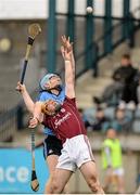 24 January 2016; Joey Boland, Dublin, in action against Davy Glennon, Galway. Bord na Mona Walsh Cup, Semi-Final, Dublin v Galway, Parnell Park, Dublin. Picture credit: Seb Daly / SPORTSFILE