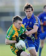 8 November 2009; Joe Canney, Corofin, in action against James Gilmartin, Glencar/Manorhamilton. AIB GAA Football Connacht Senior Club Championship Semi-Final, Corofin v Glencar/Manorhamilton, Tuam Stadium, Tuam, Co. Galway. Picture credit: Ray Ryan / SPORTSFILE