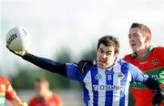 8 November 2009; Michael McAuley, Ballyboden St. Enda's, in action against Stephen Kavanagh, Rathnew. AIB GAA Football Leinster Senior Club Championship Quarter-Fianl, Ballyboden St. Enda's v Rathnew, Parnell Park, Dublin. Picture credit: Dàire Brennan / SPORTSFILE