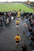 8 November 2009; Ulster players make their way onto the pitch for the second half. M Donnelly Interprovincial Football Final, Ulster v Munster, Emerald Park, Ruislip, London. Picture credit: Stephen McCarthy / SPORTSFILE