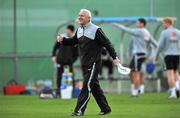 10 November 2009; Republic of Ireland manager Giovanni Trapattoni during squad training ahead of their FIFA 2010 World Cup Qualifying Play-Off 1st leg match against France on Saturday. Gannon Park, Malahide, Dublin. Picture credit: David Maher / SPORTSFILE