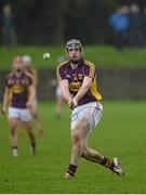 24 January 2016; Shane Tompkins, Wexford. Bord na Mona Walsh Cup, Semi-Final, Wexford v Offaly, Kennedy Park, New Ross, Co. Wexford. Picture credit: Sam Barnes / SPORTSFILE