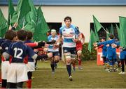 24 January 2016; Benetton Treviso captain Alessandro Zanni leads his team out for the start of the game. European Rugby Champions Cup, Pool 4, Round 6, Benetton Treviso v Munster. Stadio Comunale di Monigo, Treviso, Italy. Picture credit: Diarmuid Greene / SPORTSFILE