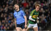 30 January 2016; Paddy Andrews, Dublin, reacts to a missed goal opportunity. Allianz Football League, Division 1, Round 1, Dublin v Kerry. Croke Park, Dublin. Picture credit: Stephen McCarthy / SPORTSFILE