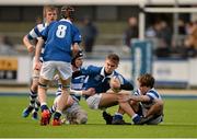 1 February 2016; Cian Barry, St Mary's College, is tackled by John Corless, Blackrock College. Bank of Ireland Leinster Schools Junior Cup, Round 1, St Mary's College v Blackrock College. Donnybrook Stadium, Donnybrook, Dublin. Picture credit: Dáire Brennan / SPORTSFILE